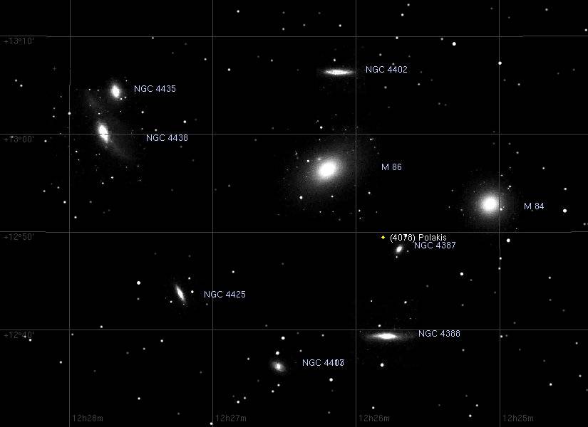 M84 - M86 area with picture database